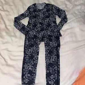 Pepper thermal pant set size Small USED